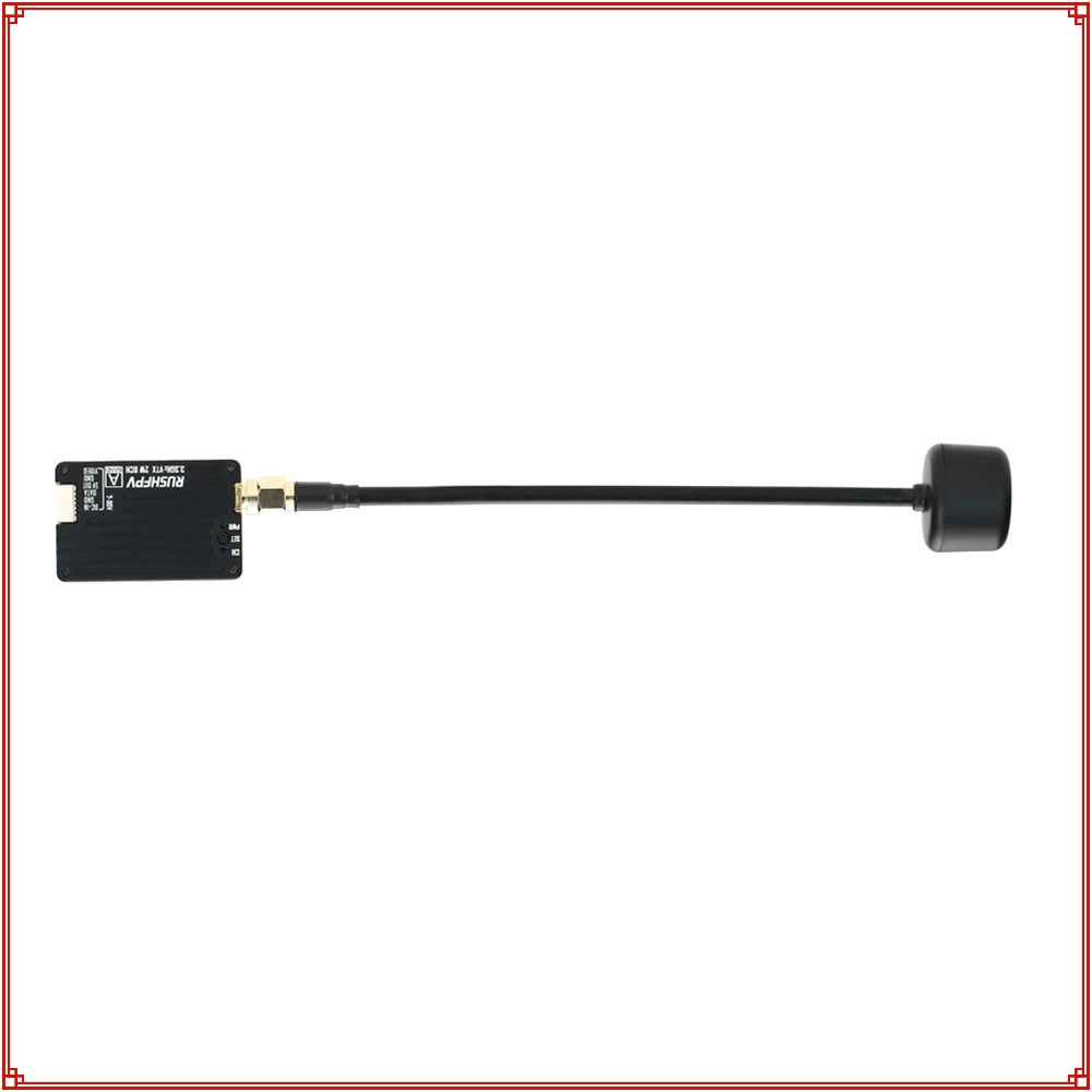 جهاز إرسال RUSHFPV 3.3G 2W VTX - مراجعة Fpv Drone Antenna وسعره