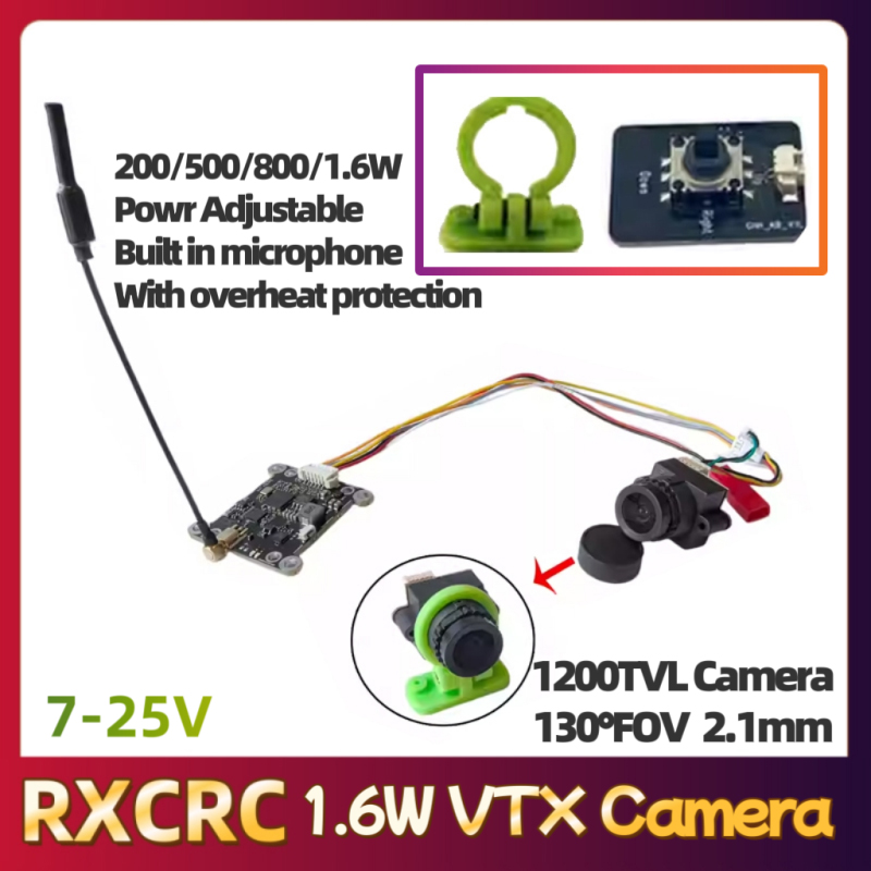 RXCRC 5.8G وحدة 48CH 1.6W VTX  - مراجعة Fpv Drone Transmitter وسعره