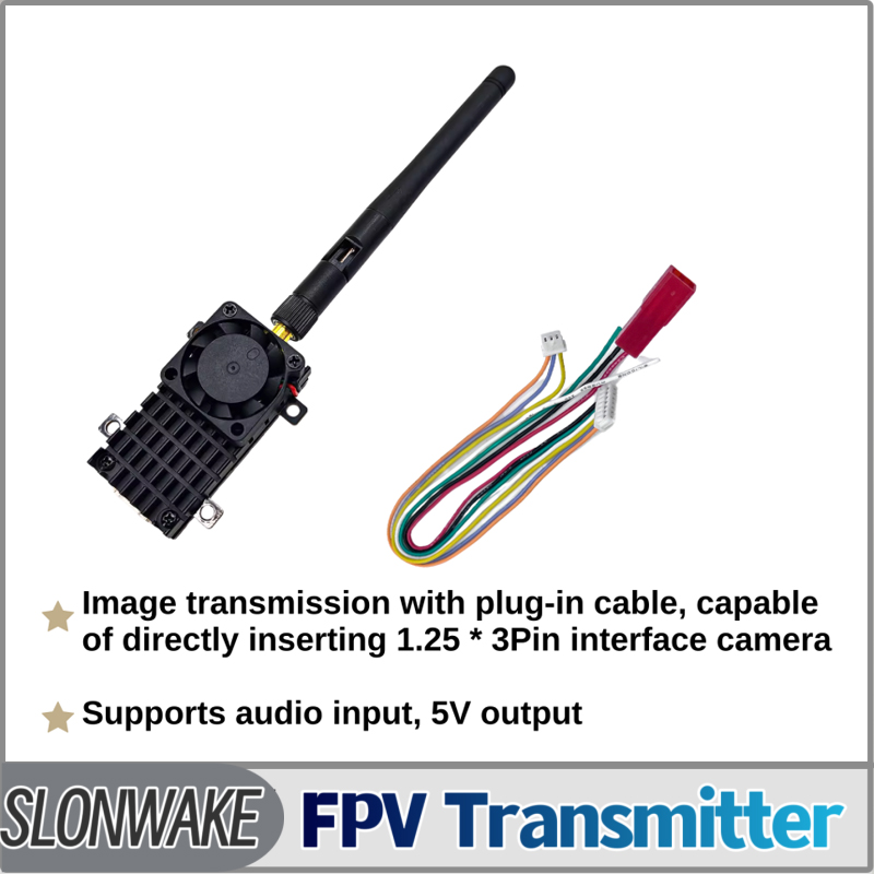 SLONWAKE 5.8G 3000mW محاكاة VT - مراجعة Fpv Drone Transmitter وسعره