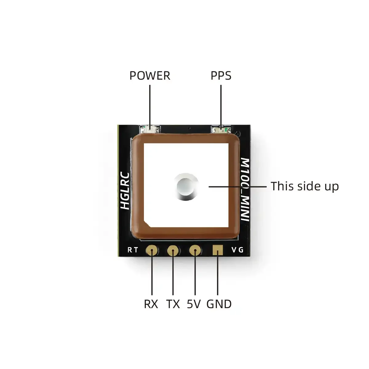 وحدة GPS صغيرة HGLRC M100 M10  - مراجعة Fpv Drone Antenna وسعره